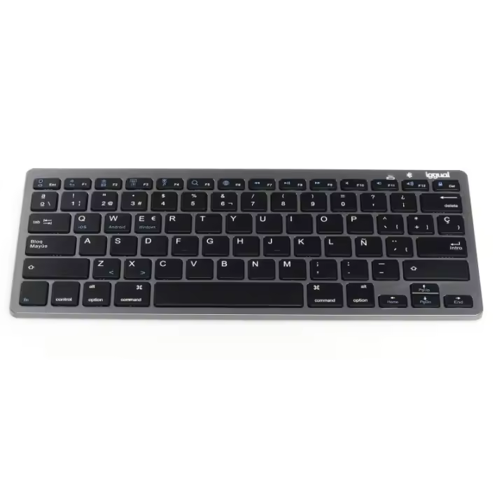 Iggual teclado bluetooth slim tkl-bt negro - 1