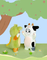 Muñeco De Peluche Kawaii Original Mofusand Cos Cat 50cm Dinosaurio Vaca Oso Juguetes De Peluche Animales Para Niños Regalo De Cumpleaños - details 10