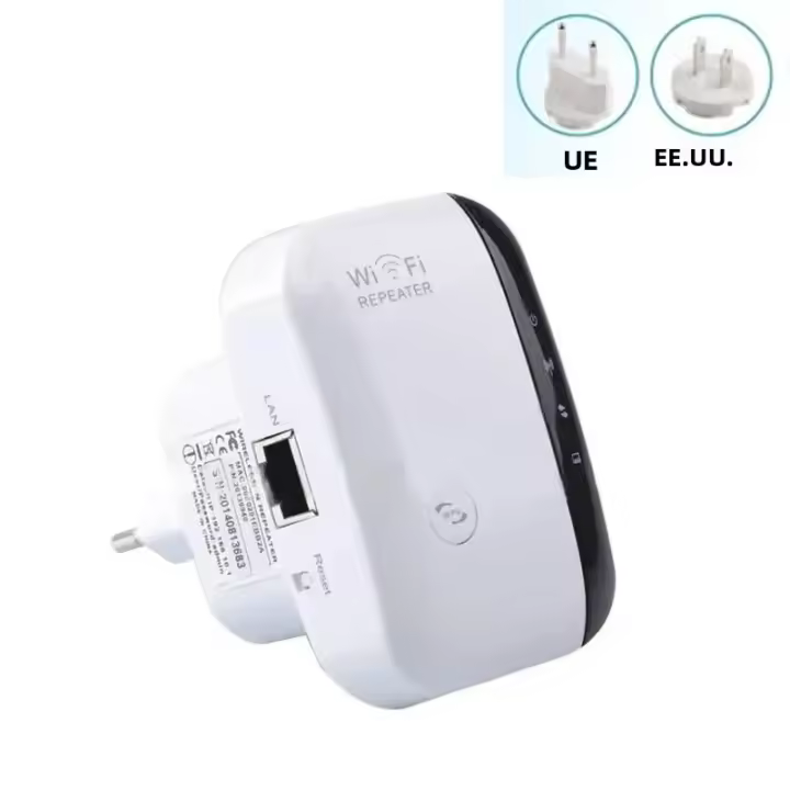 Amplificador De Señal Wifi Repejador Extensor De Red Para Hogar Y Dormitorio 300m Pasa Por La Pared Recibe Y Mueve - 1