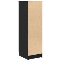 Armario para zapatos vidaXL Negro Roble 29,5x35x100,5 cm Madera - details 3