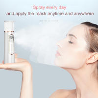Instrumento de belleza nano instrumento de hidratación pulverizador pulverizador hidratante facial pulverizador eléctrico portátil de mano blanco - details 7