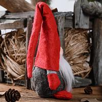 1PC Gnomes De Navidad De Peluche Decoraciones Diseño De Corazón Hecho a Mano Tomte Nisse Muñecos Sin Cara Para Regalos De San Valentín Y Agradecimientos - details 8