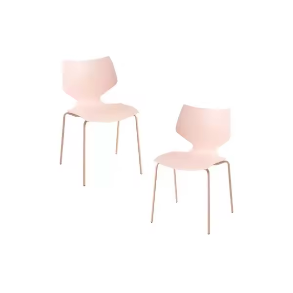 Pack 2 Sillas Plecy - Rosa - 1