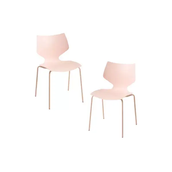 Pack 2 Sillas Plecy - Rosa - 1