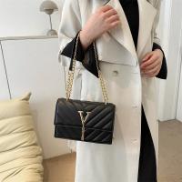 Bolso De Mano Pequeño En V De Lujo 22*15*7cm Para Mujer Bolso De Hombro Cadena Moda Popular Bolsos De Tote Diseñador Versátil - details 10