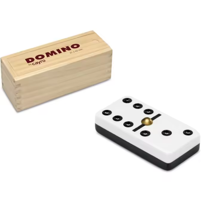 Cayro - Dominó metacrilato - Juego Tradicional - Juego de Mesa fichas 21x42mm CAY2435 - 1
