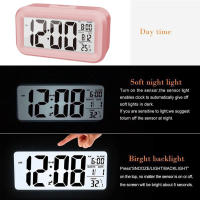 Reloj De Alarma Digital LCD Con Temperatura Y Calendario Reloj De Mesa Para Dormitorio Oficina Baño Potenciado Por Baterías Decoración Del Hogar - details 3