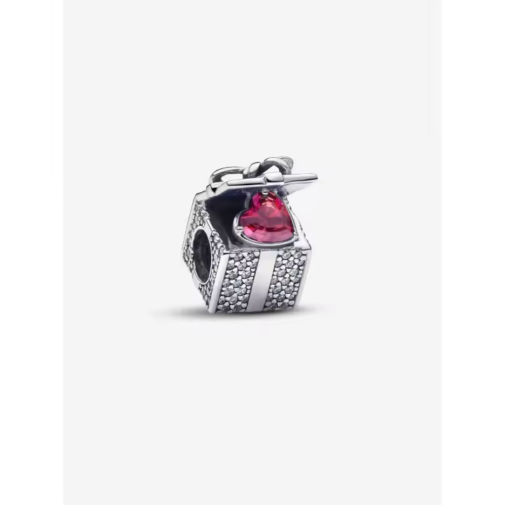 Charm Pandora Caja Regalo Brillante Plata de primera ley 793603C01 - 1