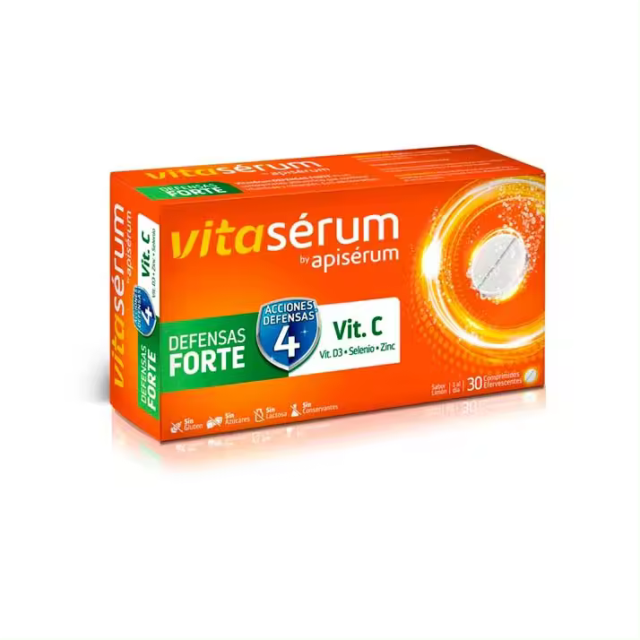 Vitaserum Defensas Forte - Fortalece Tu Sistema Inmunológico con Comprimidos Efervescentes - 1
