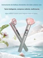 Masajeador Facial Garras de Gato with Microcorriente , Rodillo Ojos Reductor Bolsas y Ojeras, Antiarrugas Device + Luz Roja , Cuidado Facial en Casa para Mujer - details 0