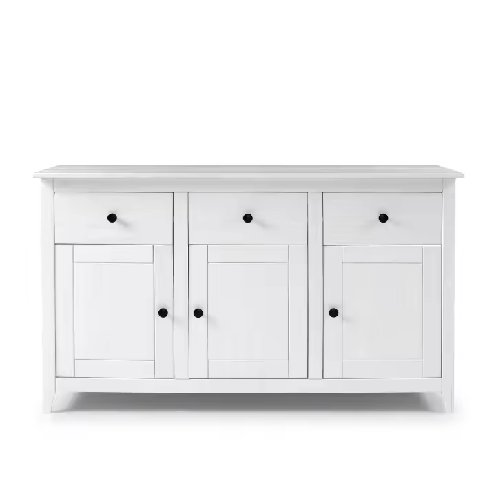 Buyqualia Aparador OSMA 3P 3C, 79x134x40 Blanco Abierto - 1