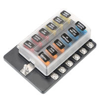Porta Fusibles De Coche Y Barco 32V 100A Con Luz LED Indicadora 6/12 Maneras Bloque De Fusibles Plana Para Automóviles Y Camiones Electrónica De Automóviles - details 8