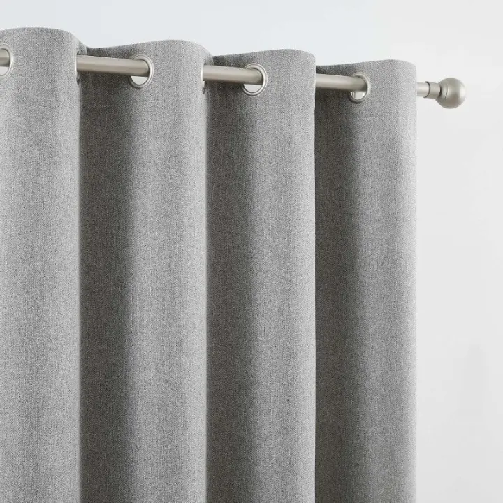 Cortina Blackout, Modelo CD-5380, Color Gris, 140x265cm, 100% Poliéster, Camaltex - 1