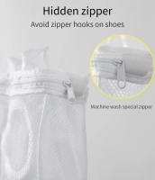 Bolsa De Lavar Zapatillas Malla Especial Para Máquina De Lavar Protección Anti-deformación Para Viaje Y Almacenamiento De Zapatos - details 3