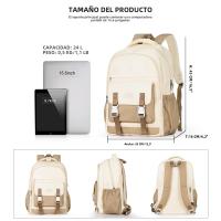Mochila de alta capacidad para estudiantes, morral escolar para ordenador portátil, de viaje, estética, a la moda, para mujer - details 10