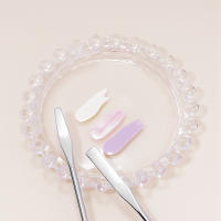 Espátula De Acero Inoxidable Para Maquillaje De Ojos Y Artes De Uñas Herramienta De Mezcla Para Gel Y Pigmentos Accesorio De Manicura - details 6