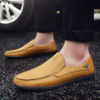 Zapatos Casuales Para Hombre De Cuero Negro Talla Grande 37-47 Loafers Moccasins De Marca Lujo Respirables Slip on 2024 - details 17