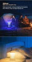 Lampara Anti-Mosquitos USB Recargable 5V Choque Eléctrico Trap De Insectos Luz UV Para Dormitorio Camping Al Aire Libre - details 5