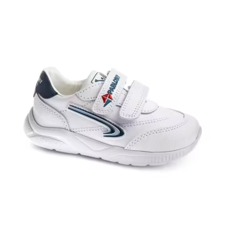 Pablosky zapatillas deportivas blanco, suela antideslizante y flexible, forro inTech sin costuras, una microfibra ecológica 7 veces más absorbente que la piel, neutro y resistente. Puntera reforzada y cierre de velcro para mayor autonomía. - 1