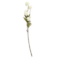 Bola De Flores Artificiales Dandelion 5 Cabezas Falsas De Seda Para Decoración De Boda Y Hogar Decoración De San Valentín Y Navidad - details 4