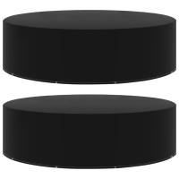 vidaXL Fundas para muebles de jardín 2 uds redonda en dimensiones Ø 230x90 cm/Ø 260x90 cm/Ø 325x90 cm y más | almacenamiento funcional diseño moderno para baño dormitorio sala - details 3