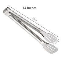 Pinzas De Barbecue De Acero Inoxidable Para Alimentos Pinzas De Carne De Asado Salad Y Steak Utensilios De Cocina Longas Pinzas De Servicio - details 13