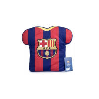 MOZURU Cojín Barça Forma Camiseta – Dorsal "10" Fútbol Club Barcelona | 30 cm con Relleno Suave | Poliéster Lavable | - details 0