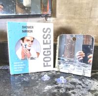 Espejo De Viaje Inquebrantable Y Sin Niebla Con Gancho Para Afeitado Y Succión Para Baño Espejo De Lavabo Para Pared Sin Niebla - details 2
