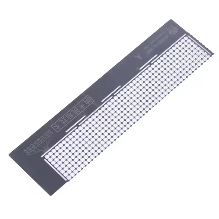 Regla De Tela Para Pintura Diamante 1pc Herramienta De Perforación Con 216/400 Agujeros Regla De Punto Herramienta DIY Para Adultos Material Acero Inoxidable - 1