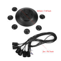 Lámpara colgante Industrial de 6 Cabezas con forma de araña, estilo retro, accesorio de iluminación Vintage para Sala de estar, Cocina, dormitorio (sin bombillas), Colgante y Candelabro - details 1