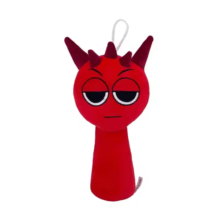 Muñeco De Peluche Sprunki Incredibox Juguete De Peluche Para Niños Almohada De Dibujos Animados Regalo De Cumpleaños Y Navidad Material De Poliéster Relleno De Algodón PP Tamaño 18-20cm Unisex - 1
