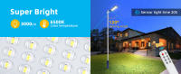 Aigostar - 150W Farola solar LED exterior con sensor de movimiento, mando a distancia, 1500LM luz blanca. Foco solar LED potentes con temporizador, impermeable protección IP65. No incluye soporte - details 6
