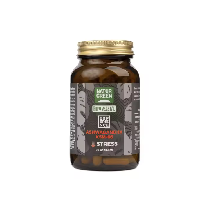 Ashwagandha KSM-66 Bio 90cápsulas NaturGreen EXPERIENCE - 1