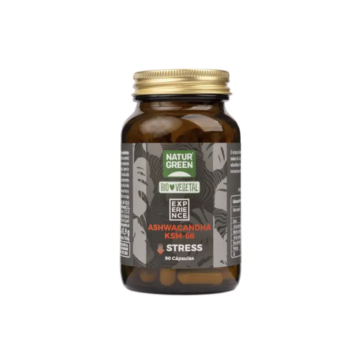 Ashwagandha KSM-66 Bio 90cápsulas NaturGreen EXPERIENCE - 1