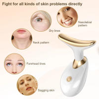 Masajeador Facial Multifuncional Antiarrugas Anti-Edad Para Hombres Y Mujeres Dispositivo Modelador De Pecho Y Cuello Reafirmante - details 4