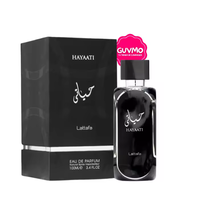 Lattafa Hayaati Eau de Parfum 100 ml – Perfume Amaderado Aromático Unisex con Notas de Bergamota, Manzana y Vainilla - 1