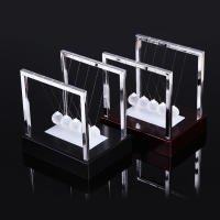 Juguete Educativo De Escritorio Newton's Cradle Regalo Para El Desarrollo Temprano Con Bolas De Metal Y Plástico Estilo Moderno - details 0