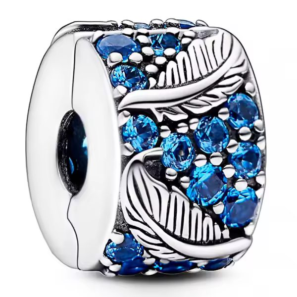 Pandora - Clip Pluma Curvada en Pavé 792552C01 - 1