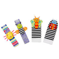 Juego De 4 Relojes Para Bebés Con Pulseras Y Calcetines Juguete Educativo De Sonido Para Niños Recién Nacidos a 6 Años - details 0