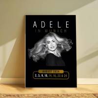 Póster HD De Adele Artista Musical Para Decoración De Sala De Estar Bar Office Imagen Clásica Resistente Al Agua Y Adhesiva - details 11