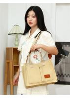 Bolso de lona con asa - Bolso mensajero de gran capacidad, bolso de hombro con múltiples bolsillos - details 0