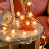 Caja De Batería Para Luces LED En Forma De Rosas 1PC Lámpara De Cadena De Flores Para Fiestas Y Vacaciones De Navidad - details 0