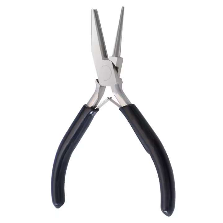Aguja De Plegar Alambre Con Anillo 5'' Herramienta De Precisión Para El Arte De Joyería DIY Proyectos De Ocio Material De Acero Carbono Tamaño 4.9 Pulgadas Color Rosa - 1
