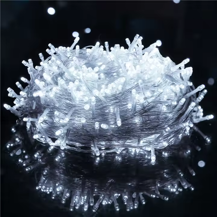 Luces LED De 10M/20M Con Enchufe EU Para Exterior Decoración Navideña Y Bodas Fiesta Y Año Nuevo Luces De Calle Para Jardín Y Casa - 1