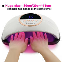 Secador De Uñas Grande Con 69 Leds UV Para Polvos De Gel Doble Mano Máquina De Manicura Equipo De Arte De Uñas De Alta Potencia - details 4
