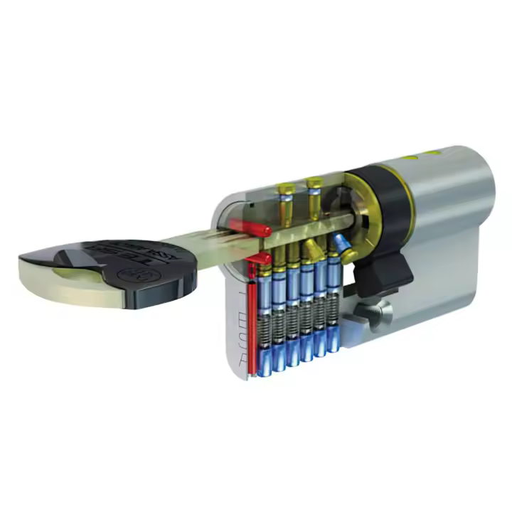 TESA Cilindro Tesa Seguridad Tx85 /60/ Latonado - 1