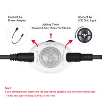 Tira De LED DC 5V Con Sensor De Movimiento 2835 Controlador Auto ON/OFF IP30 No Impermeable Flexible 5M Luz Nocturna Para Cama Lámpara De Noche - details 5