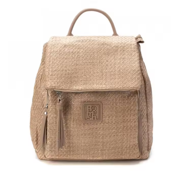 Bolsos sport de mujer REFRESH 183287 TAUPE MOCHILA RAFIA TAUPE 35229 25V - 1