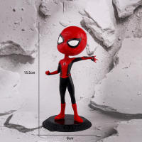 Figura De Acción Avengers Q Version Cabeza Grande 8-17.5cm Superman Supergirl Batman Spider Man Modelo Adorno Anime Periferia Juguete Unisex - details 8