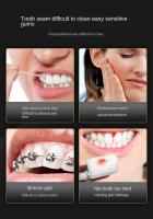 Irrigador Dental, Irrigador Bucal Portatil Inalámbrico Profesional 4 Boquillas 4 Modos, USB Recargable Para Limpieza de Dientes, IPX7 Impermeable 300ML, Para Hogar y Viajes - details 2
